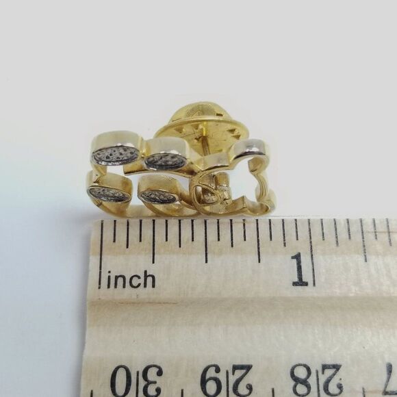 Vintage Avon Teddy Bear Lapel Pin, Gold Tone Outline Design Brooch, Cute Estate - Picture 5 of 6